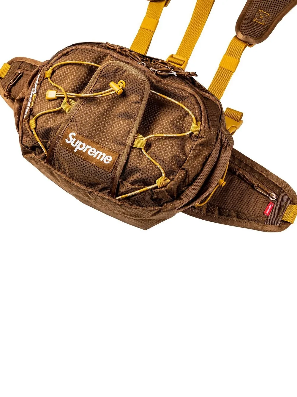 Shop Supreme Harness Waist Bag In Braun