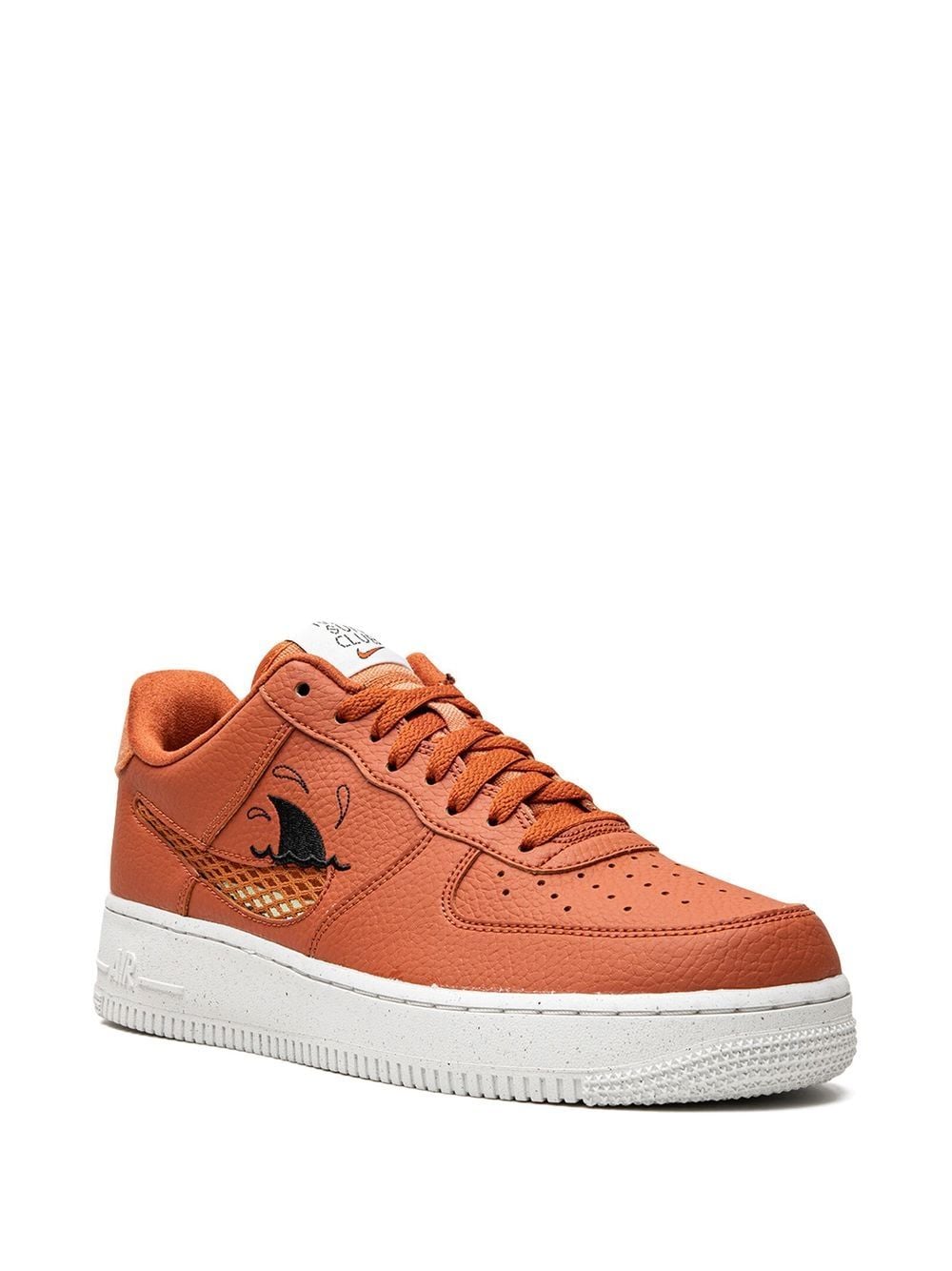 Shop Nike Air Force 1 '07 Lv8 Next Nature "sun Club" Sneakers In Orange