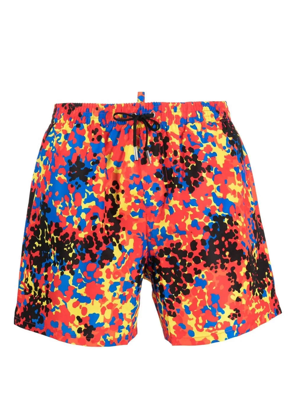 

Dsquared2 abstract-print mini shorts - Orange