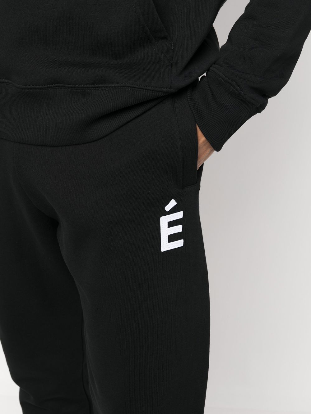 Shop Etudes Studio Elasticated-waist Track Pants In Black