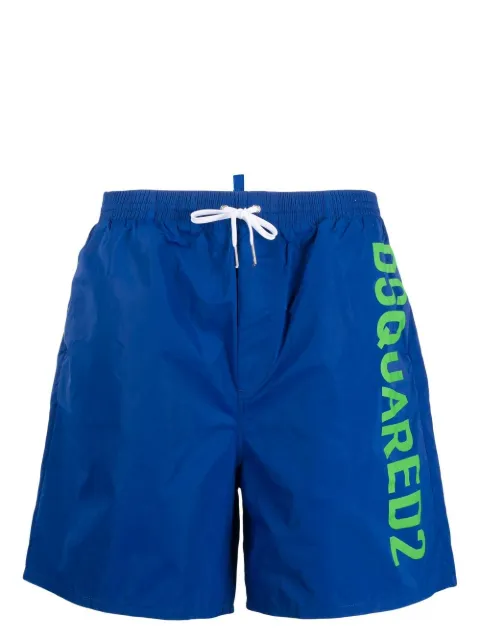 DSQUARED2 logo-print drawstring shorts