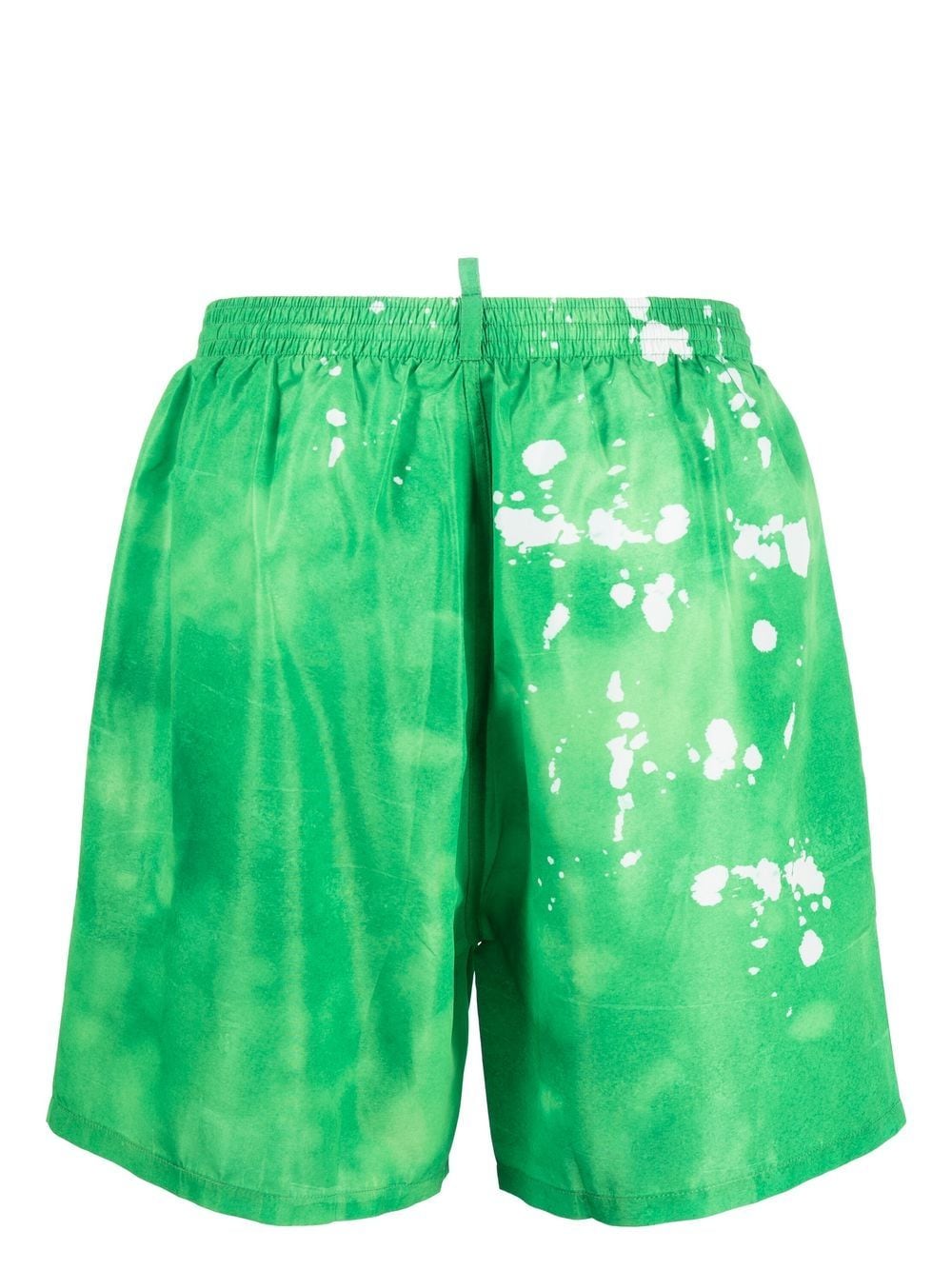 Dsquared2 Shorts met gebleekt-effect - Groen