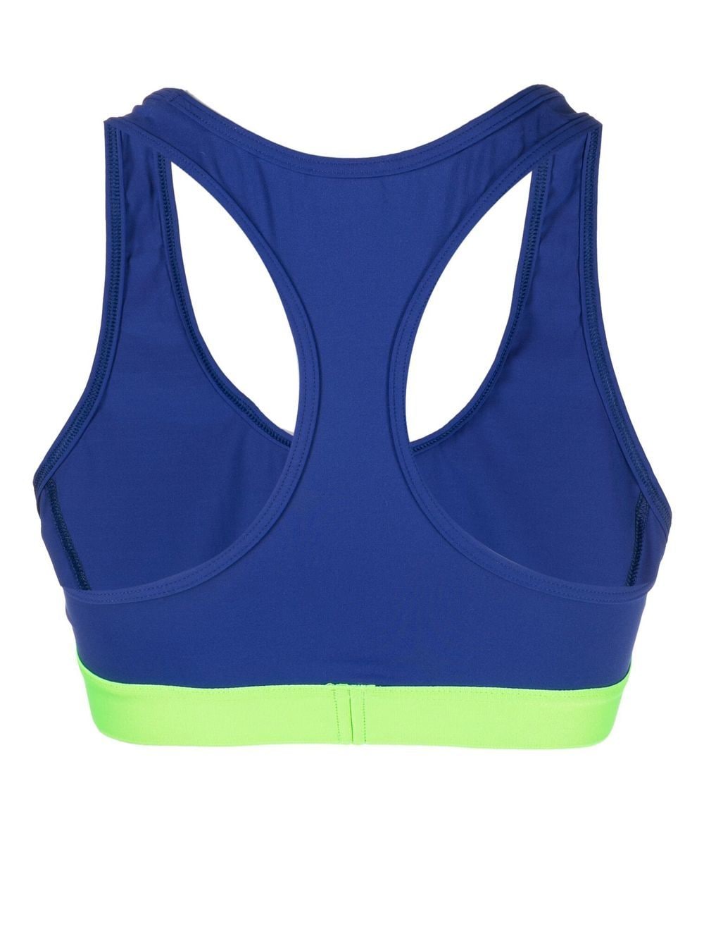 Dsquared2 logo-underband sports crop top - Blauw