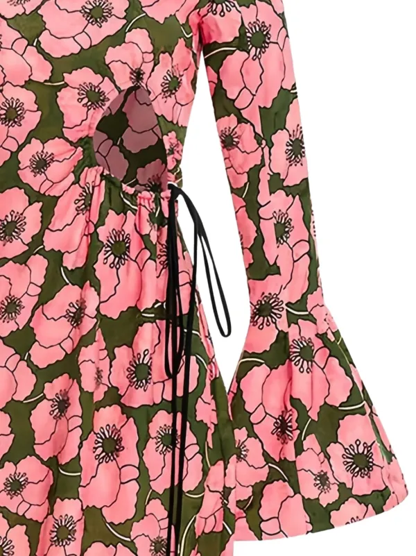 Agua By Agua Bendita one-shoulder floral-print Dress | Pink | FARFETCH GE Agua By Agua Bendita one-shoulder floral-print Dress | Pink | FARFETCH GE