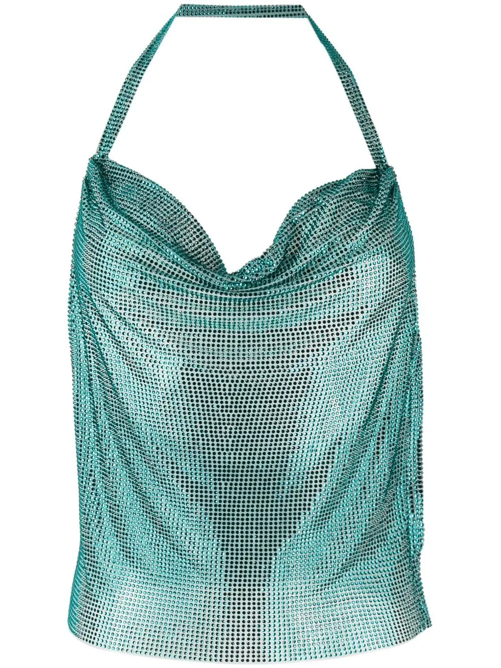 

Giuseppe Di Morabito crystal-embellished halterneck top - Blue