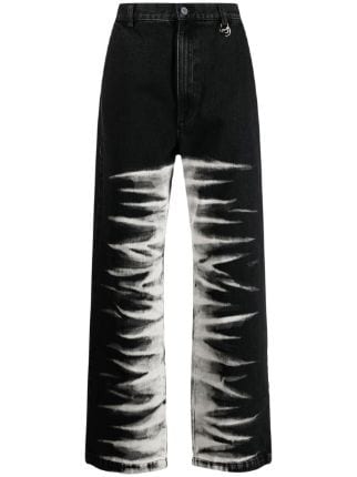 Xander Zhou bleached-effect straight-leg Jeans - Farfetch