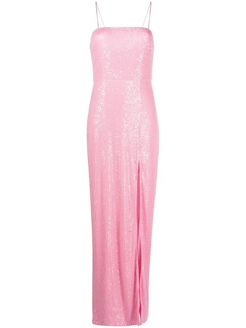 ROTATE sequin-embellished maxi dress