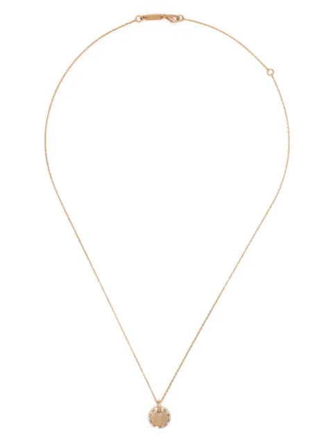 Suzanne Kalan collar Circle mini en oro amarillo de 18kt con diamantes