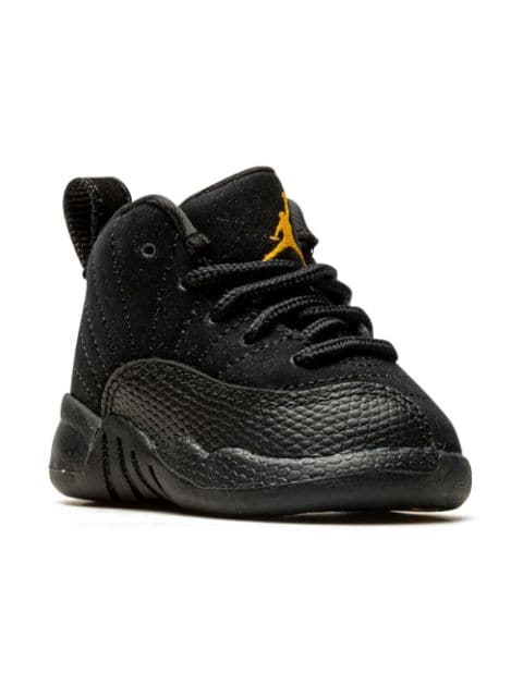 Jordan Kids - Air Jordan 12 Black/Gold sneakers