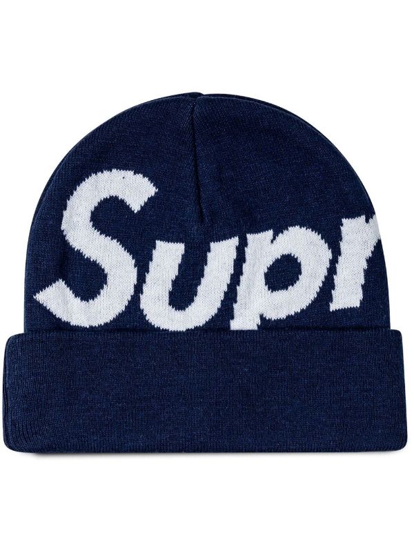 supreme logo knit cap-