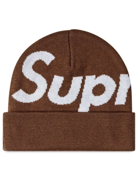 Supreme Big Logo knitted beanie