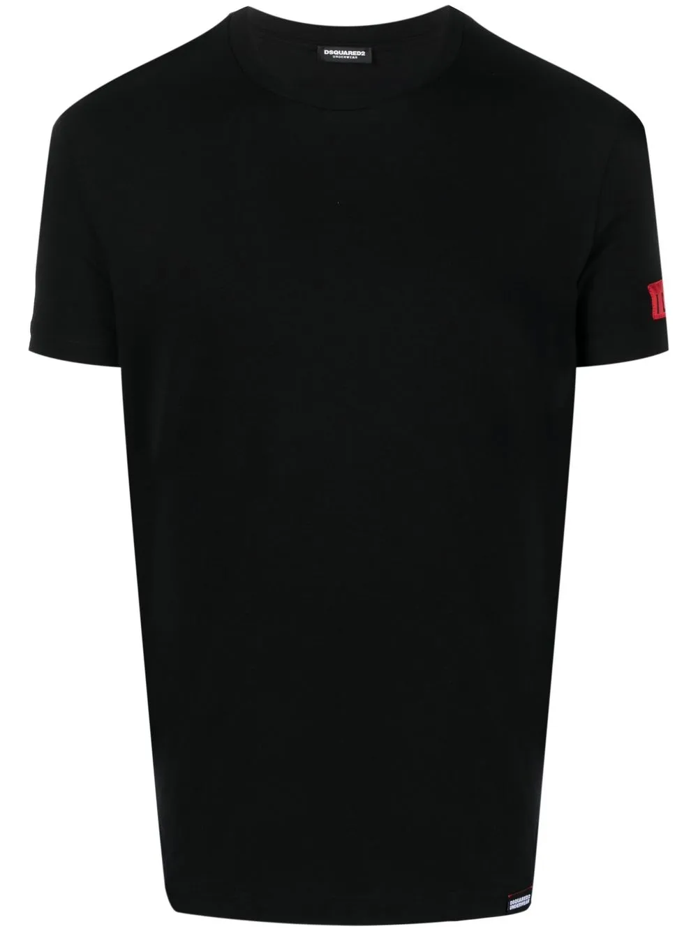 

Dsquared2 logo-patch short-sleeve T-shirt - Black