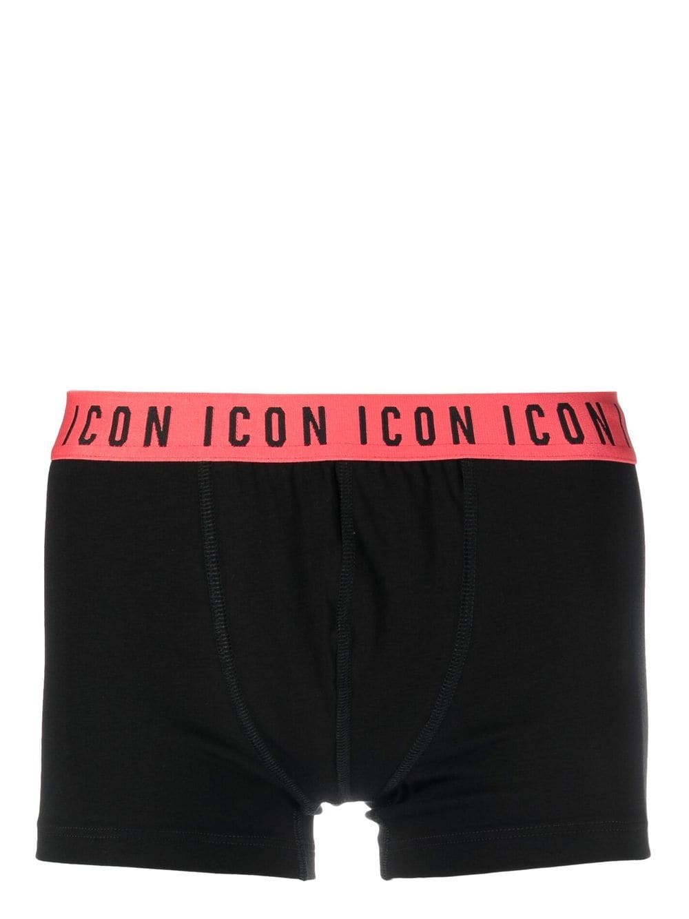 Dsquared2 Logo-waistband Boxers In Black