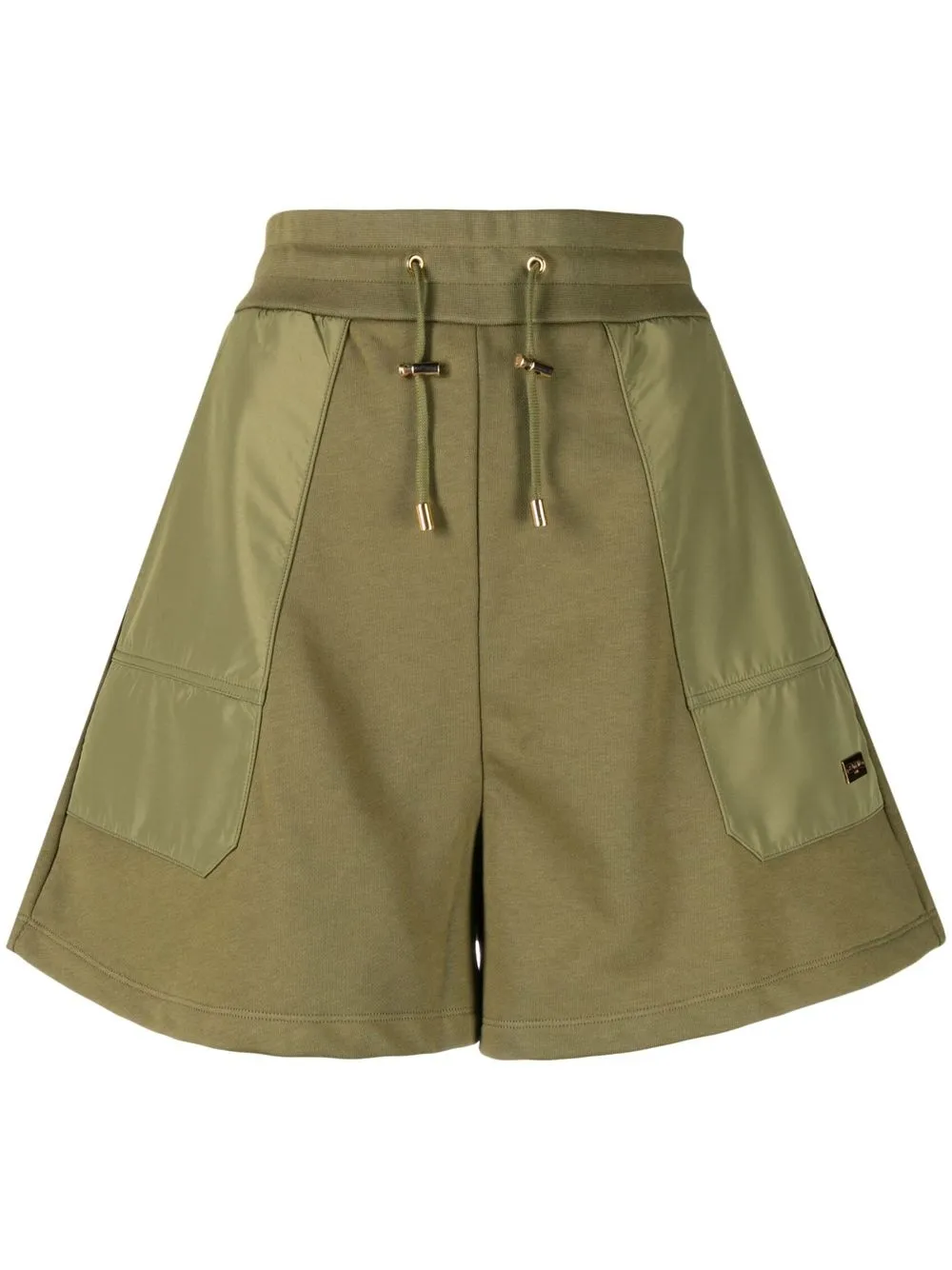 

Balmain shorts cargo con cordones en la pretina - Verde