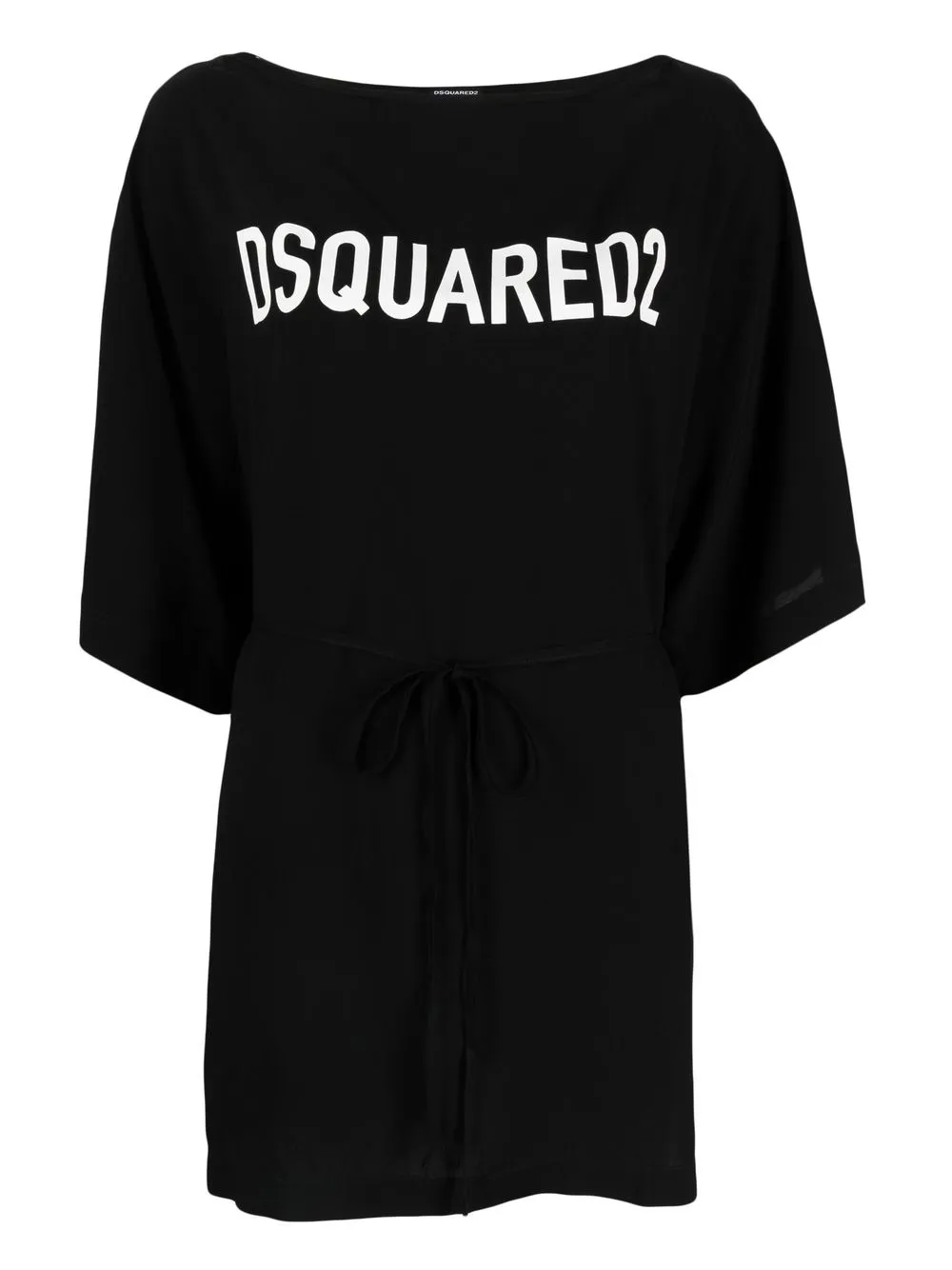 

Dsquared2 pareo de playa con logo estampado - Negro