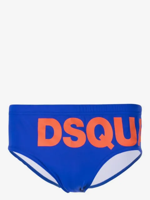 DSQUARED2 logo-print swimming trunks