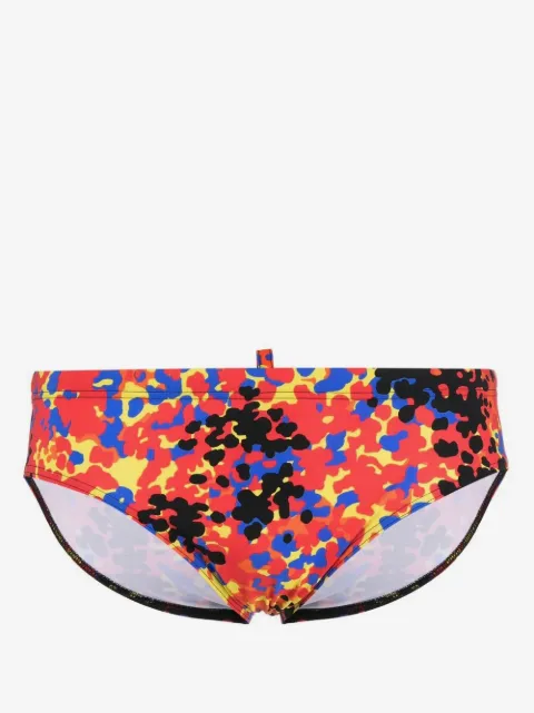 DSQUARED2 graphic-print swimming trunks