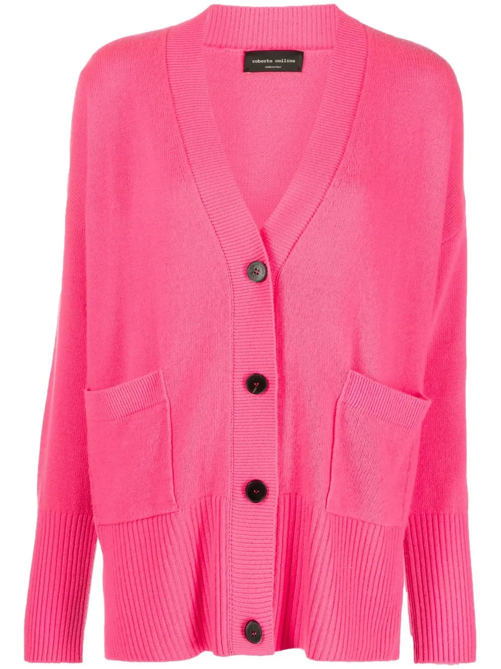 

Roberto Collina oversized merino-cashmere cardigan - Pink