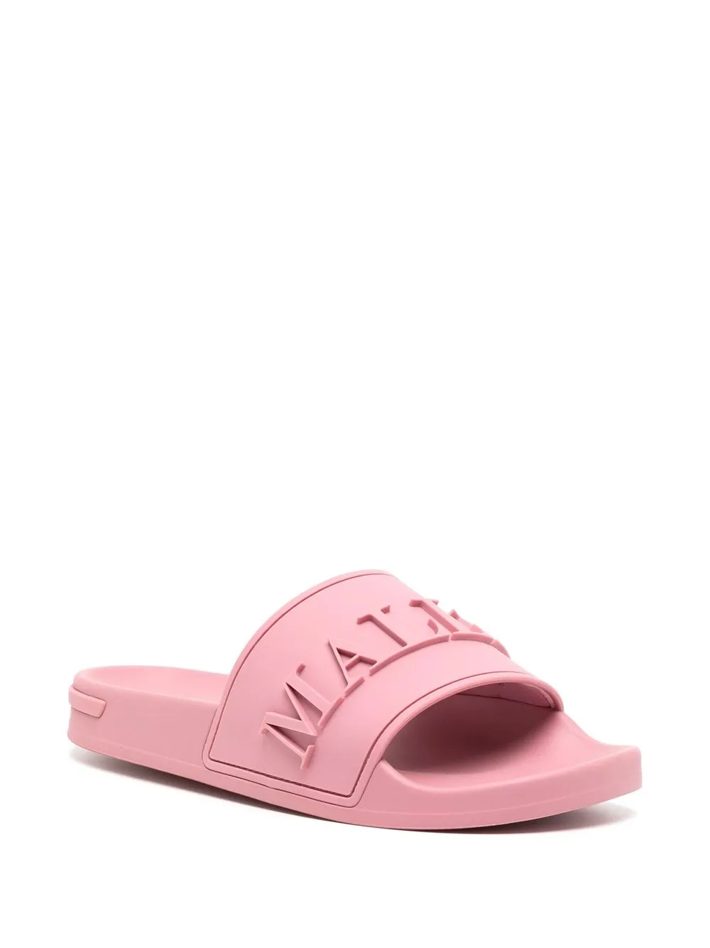 Mallet Slippers met logo-reliëf - Roze