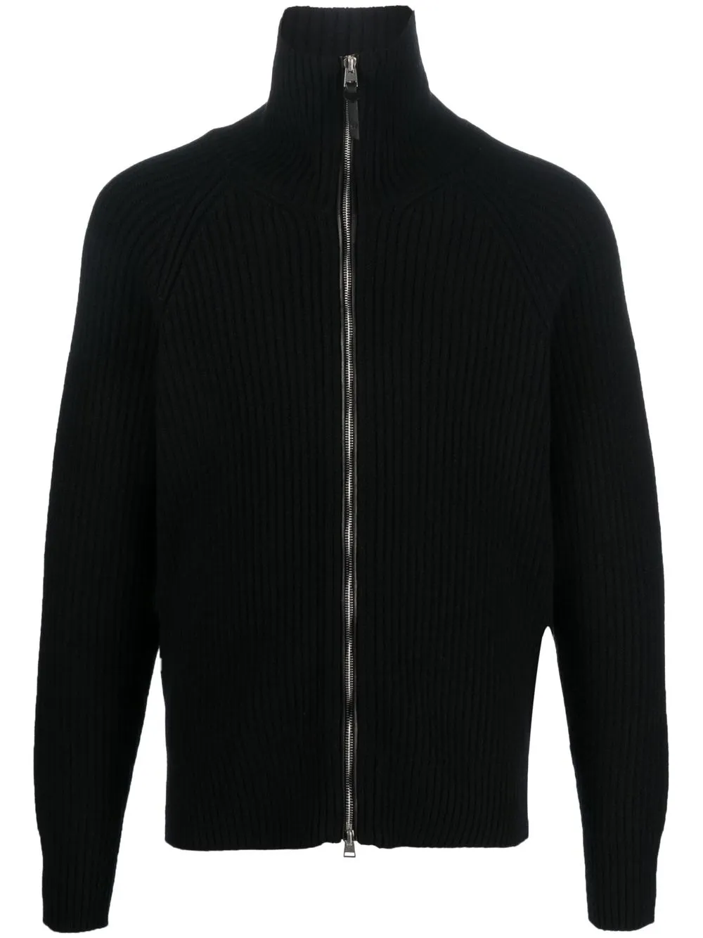 

TOM FORD ribbed-knit wool-cashmere cardigan - Black