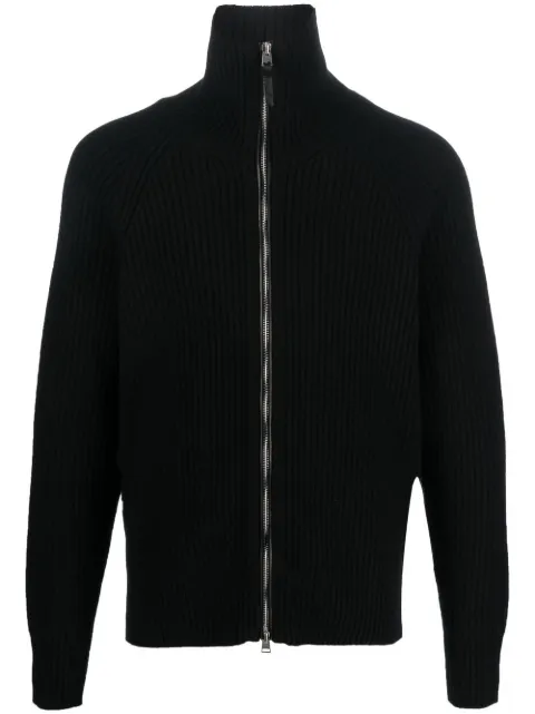 TOM FORD ribbed-knit wool-cashmere cardigan