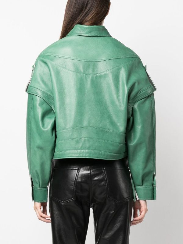 Manokhi Dad's Leather Jacket - Farfetch