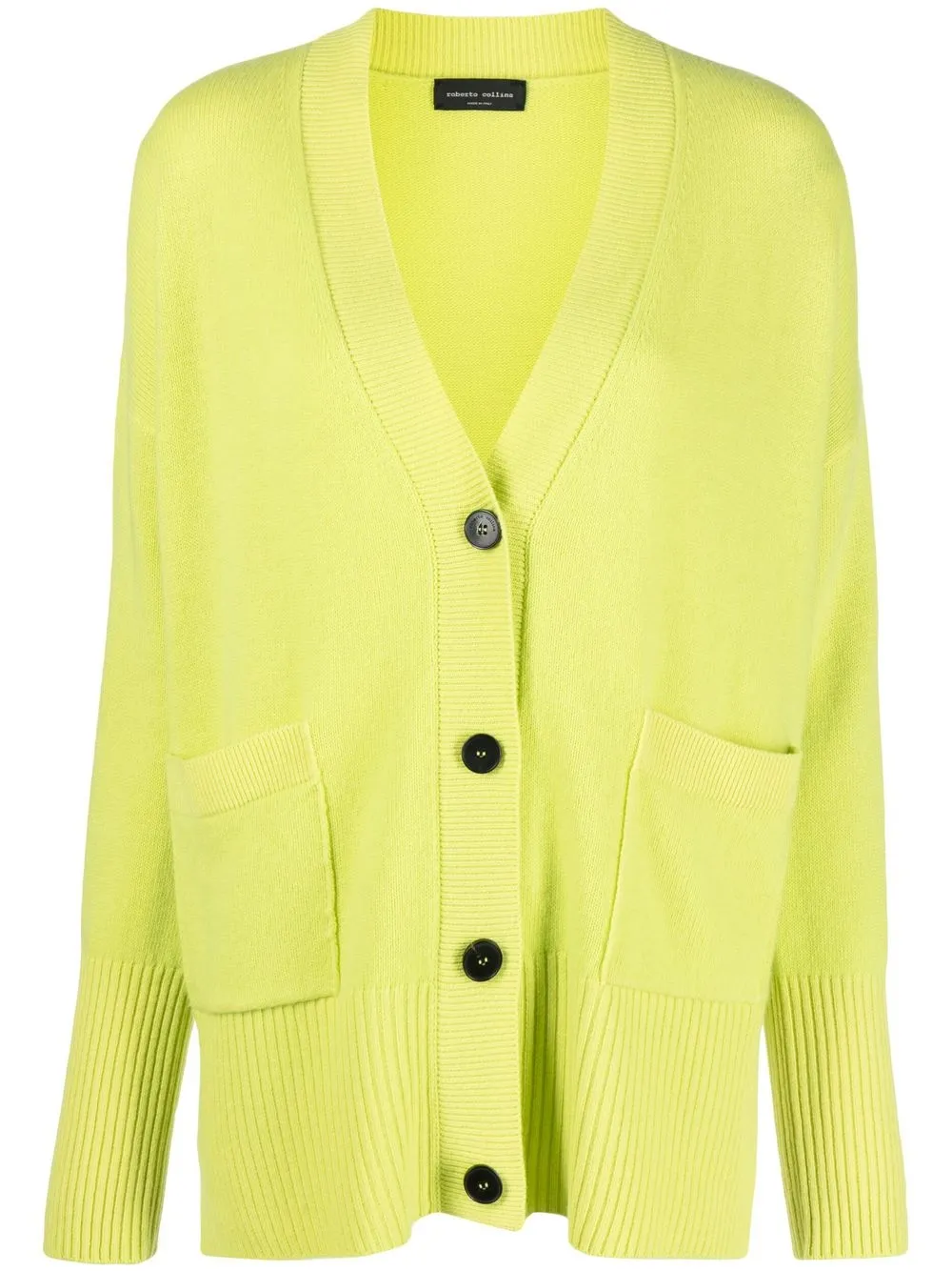 

Roberto Collina oversized merino-cashmere cardigan - Green