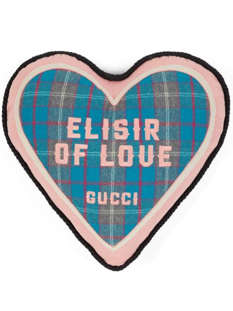 Gucci Elisir Of Love heart-shaped cushion 