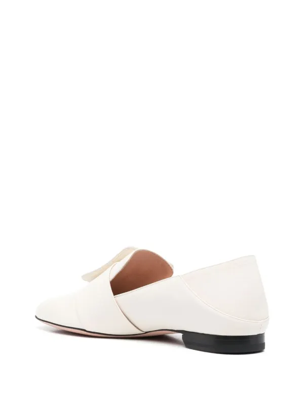 side buckle detail loafers