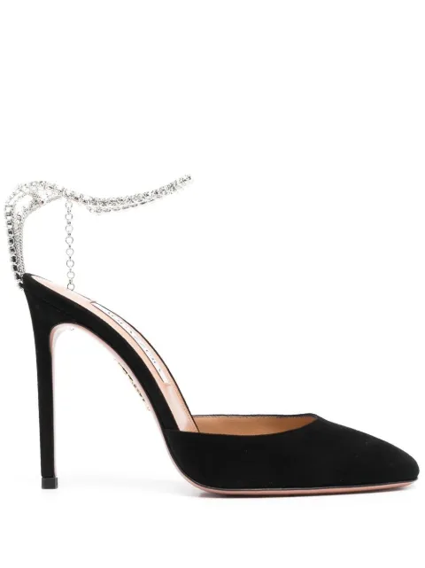 Aquazzura embellished ankle-strap pumps