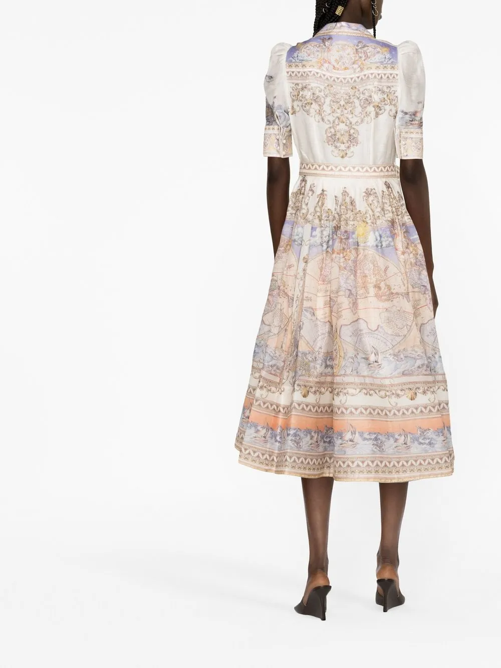Zimmermann Dress In Odyssey Print ModeSens