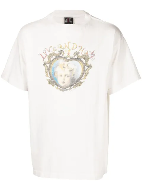 SAINT MXXXXXX graphic-print crew-neck T-shirt