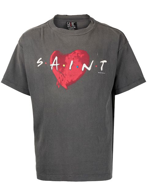 SAINT MXXXXXX logo-print T-shirt 