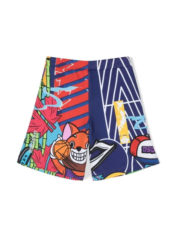 DSQUARED2 KIDS ディースクエアード・キッズ グラフィック ショート
