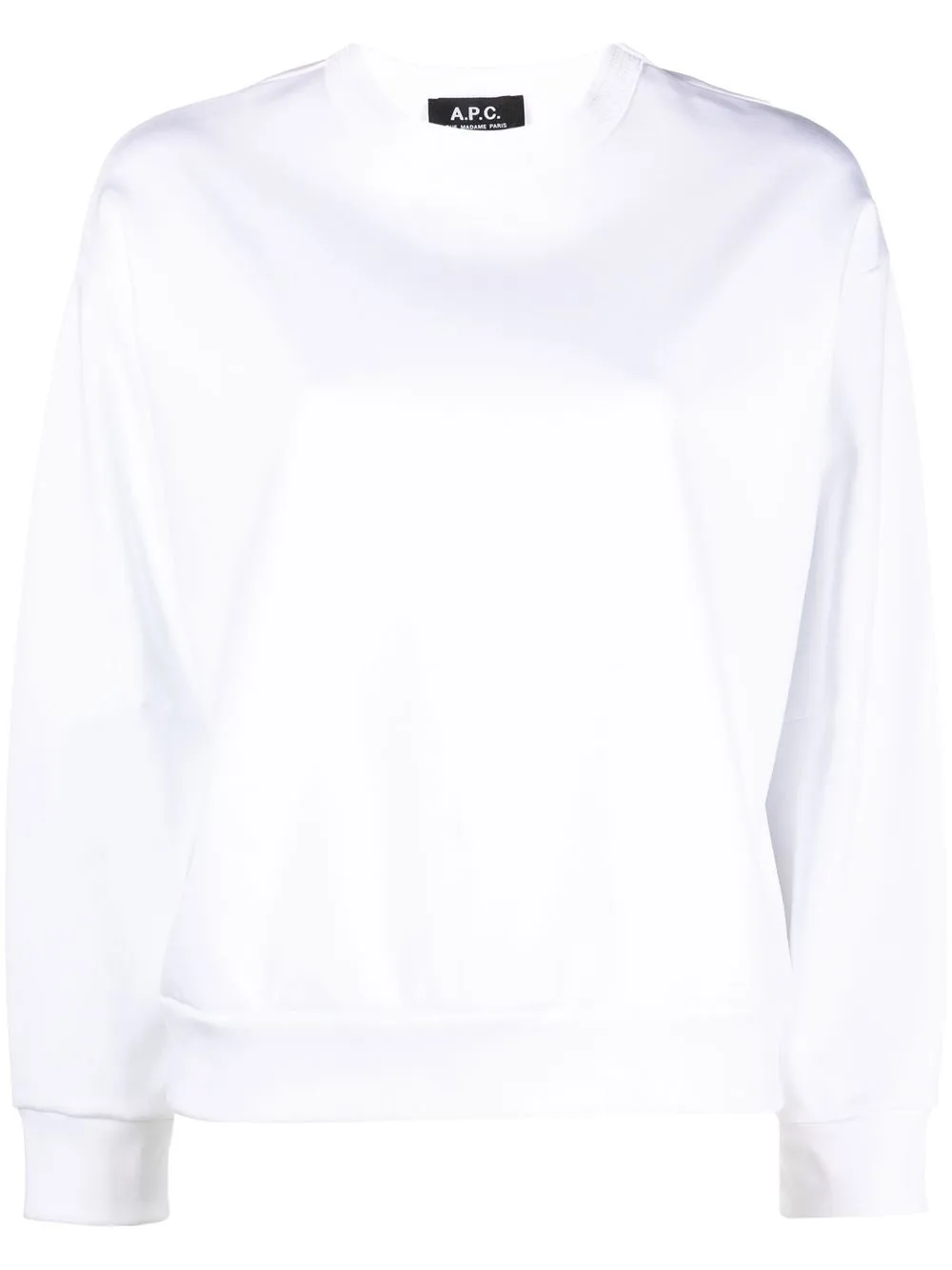 

A.P.C. sudadera con cuello redondo - Blanco