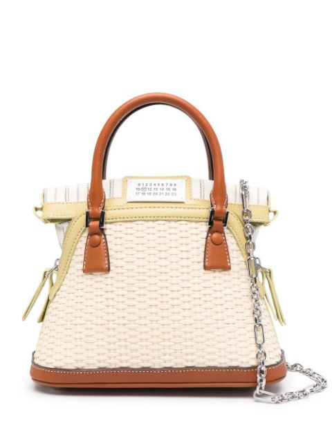 Maison Margiela 5AC Classique raffia tote bag Women