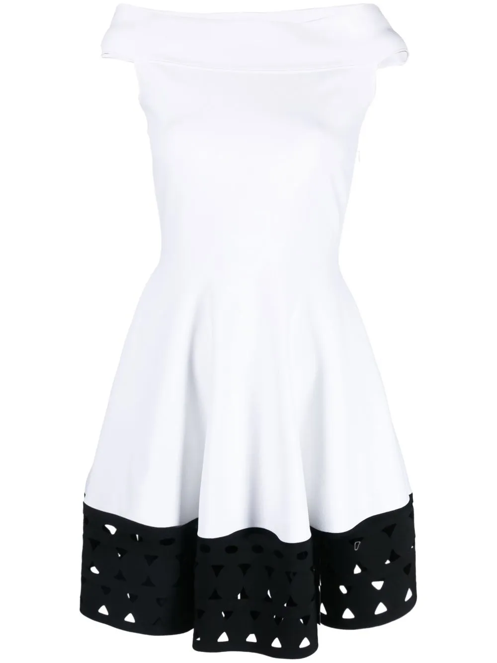 Alexander Wang Off-shoulder Mini Dress In White
