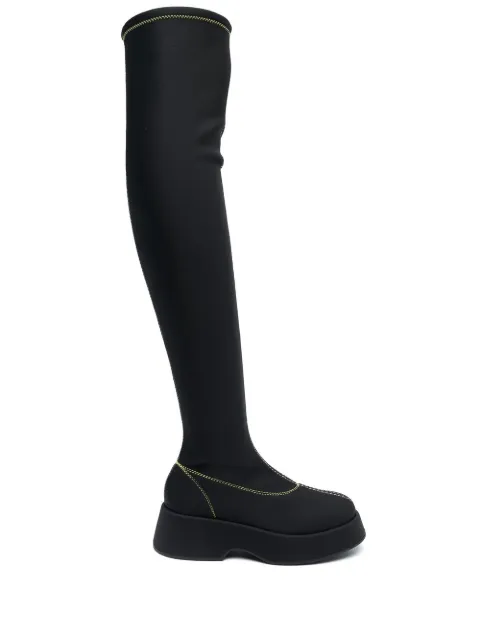 GANNI bottes Retro Flatform