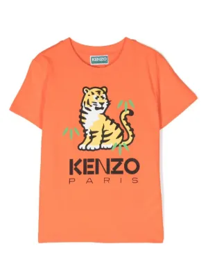 Kenzo orange t shirt sale