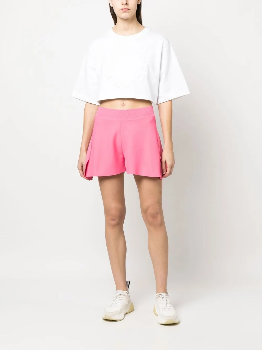 Stella McCartney Gebreide shorts Roze