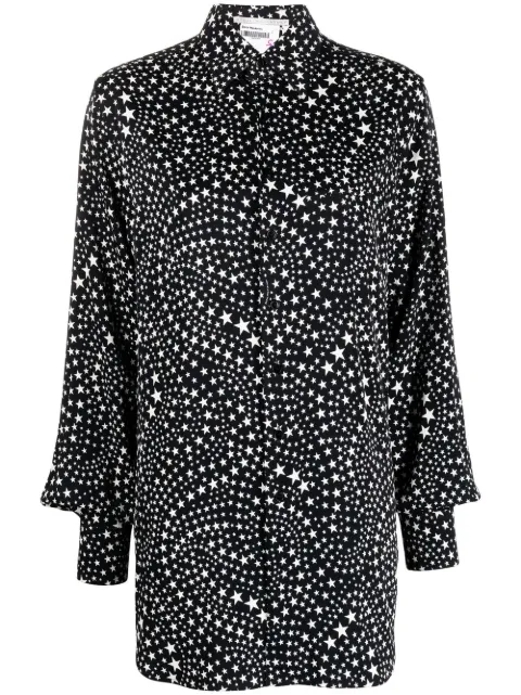 Stella McCartney star-print long-sleeve shirt