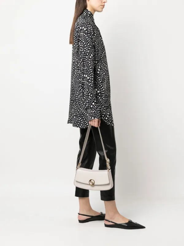 【STELLA MCCARTNEY】S-Wave ショルダーバッグ Stella McCartney S-Wave ショルダーバッグ | ブラック