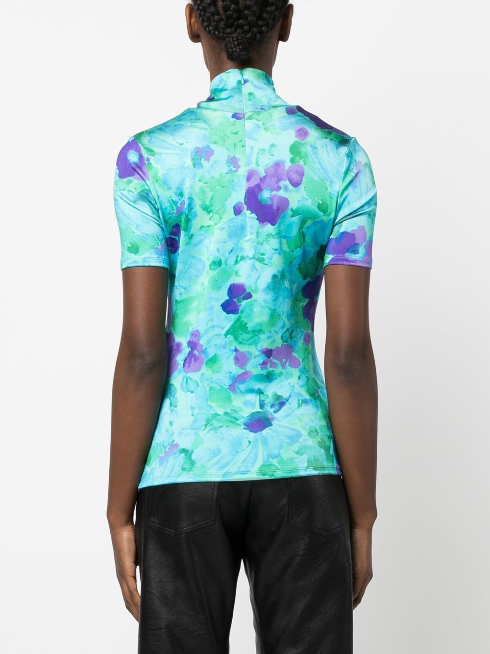 Stella McCartney floral-print short-sleeved top Women