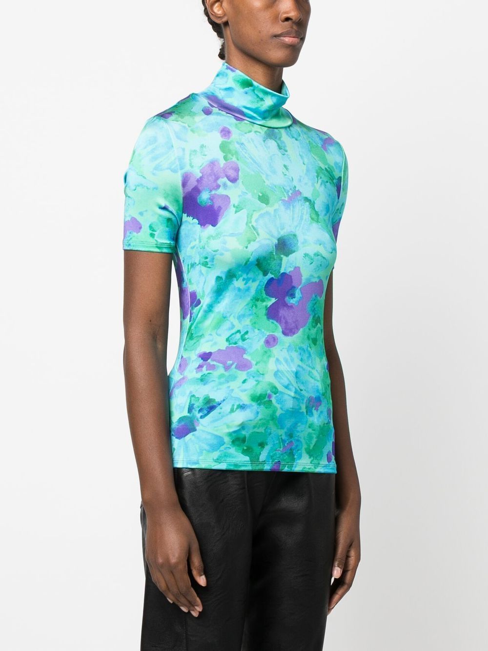 Stella McCartney floral-print short-sleeved top Women