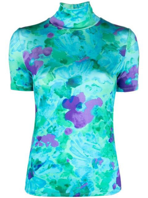 Stella McCartney floral-print short-sleeved top Women