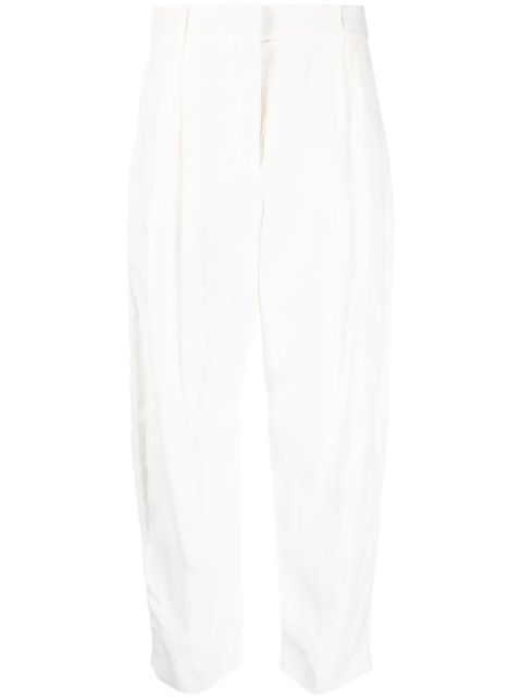 Stella McCartney pleated cropped trousers Women