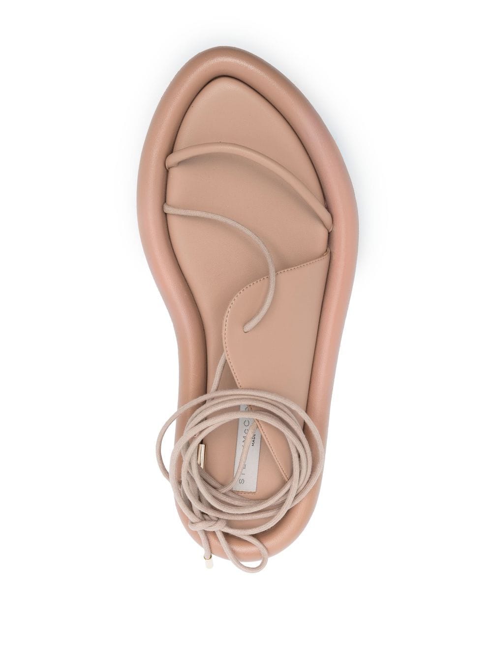 Shop Stella Mccartney Air Slide Flatform Sandals In Neutrals