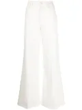 FRAME flared tailored trousers - White