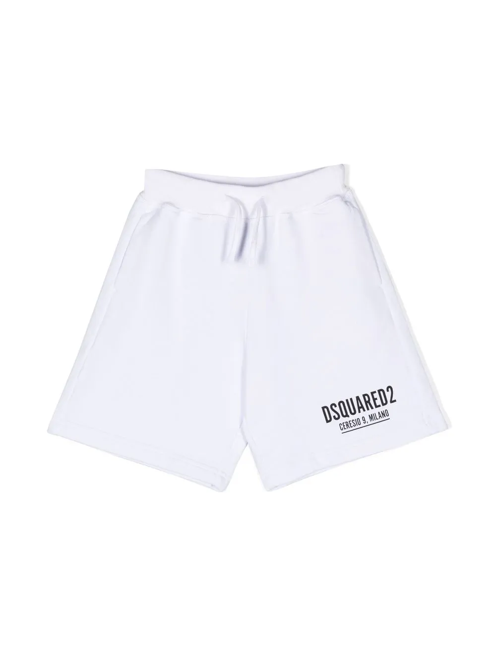 

Dsquared2 Kids shorts deportivos con logo estampado - Blanco