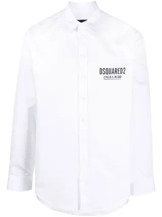 DSQUARED2 logo-print Cotton T-shirt - Farfetch